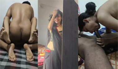 Desi Tamil Teen College Enjoying – Threesome Sex