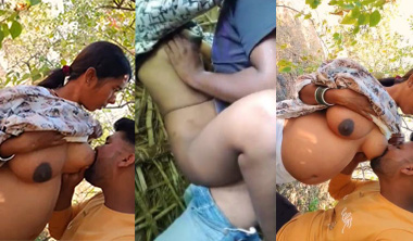 Horny Tamil Mallu Wife Affair – Outdoor Sex With BF Leaked