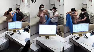 Tamil Wife Clinic Naked – Front of Doctor IPCam Video